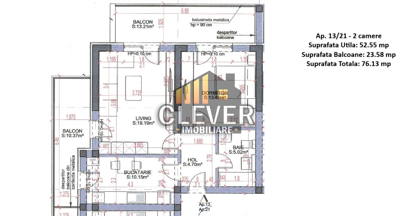 Apartament Superb 2 camere Decomandate Direct Dezvoltator - Poză 5