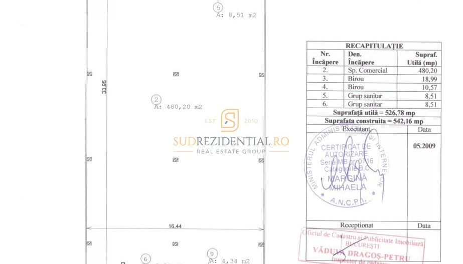 Cladire pe 3 niveluri, 2.200 mp, inchiriata integral, Brancoveanu, S4 - Poză 16