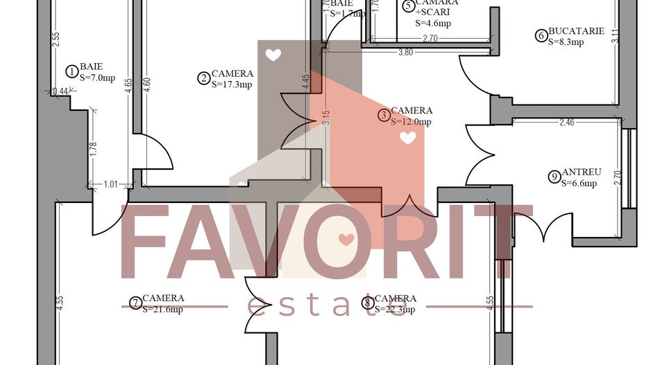 COMISION 0%. Oportunitate imobiliara. Teren 802mp . Pozitie excelenta - Schiță 6