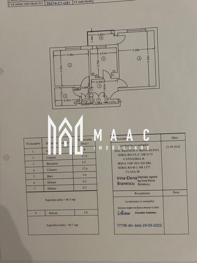 Apartament 2 camere de vânzare | Râmnicu Vâlcea, Ostroveni - Poză 3