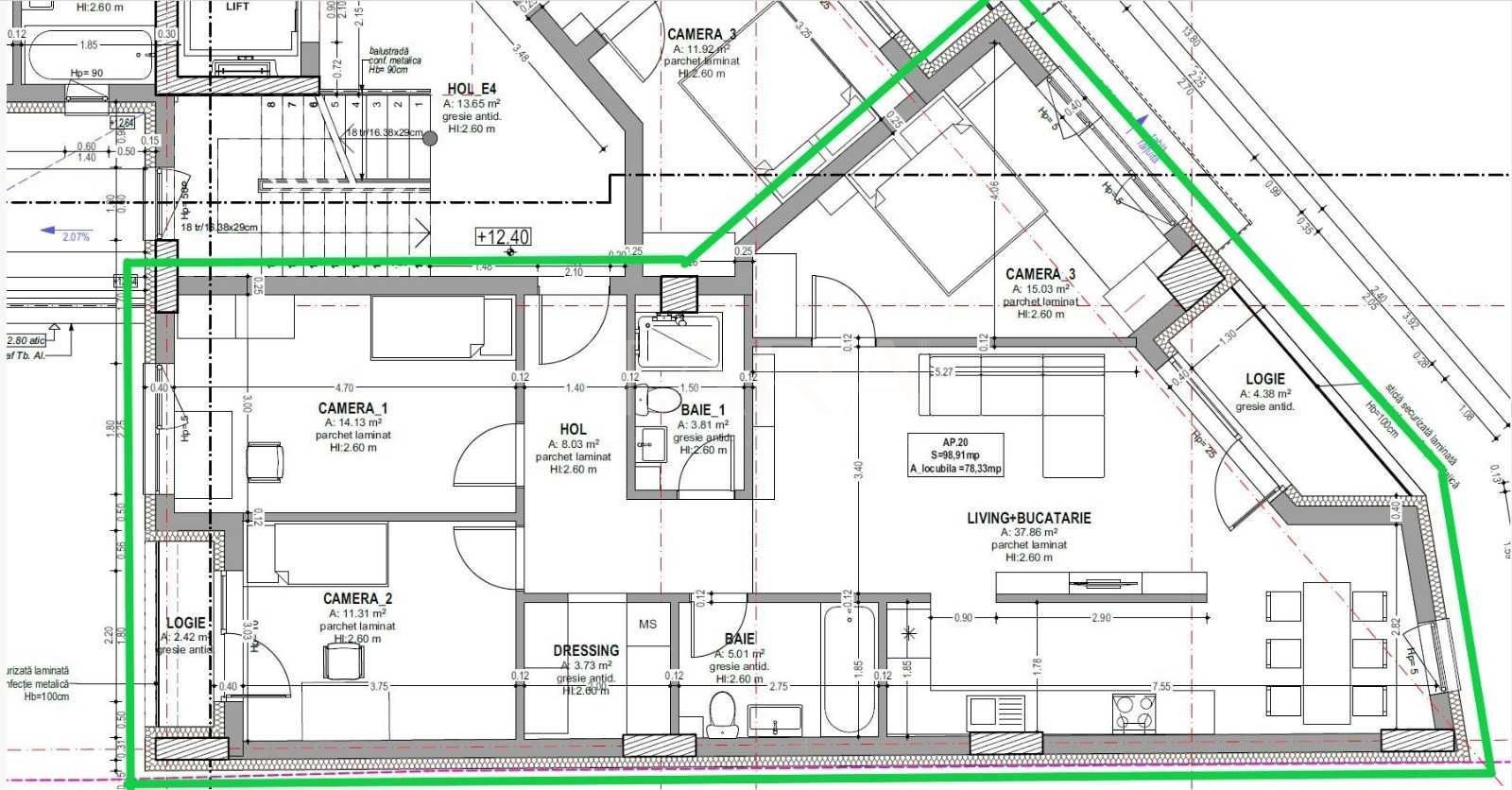 Apartament spațios și modern în zonă semicentrală - Poză 1