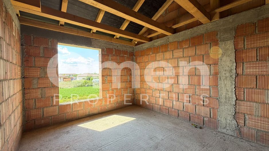 Casa la rosu de vanzare | 120 mp | 5 ari de teren | sat Sasar - Poză 9