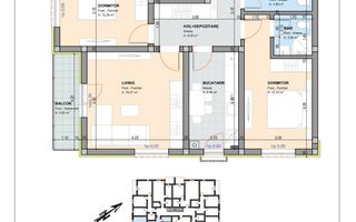 3 Camere | 2 bai | 70mp utili | Incalzire in pardoseala | Cristian - Poză 24