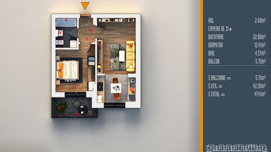 Apartament 2 camere Pallady,Studio,OPORTUNITATE INVESTITIE,PROMO - Poză 2