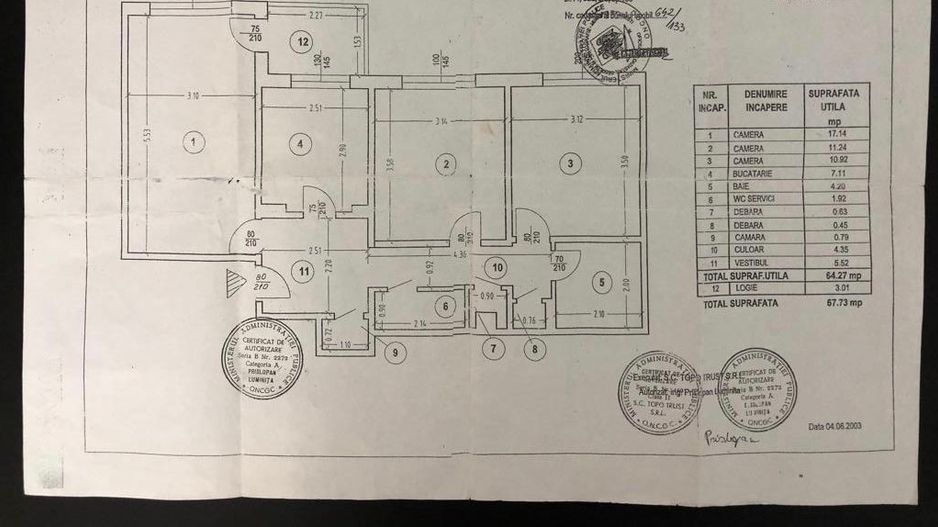 Apartament 3 camere de vanzare Rahova Comision 0 - Poză 2