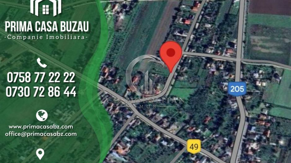 Teren intravilan ~ Zoresti / Vernesti ~ 1628mp ~ intre case ~ Pret: 20€/mp neg. - Poză 1