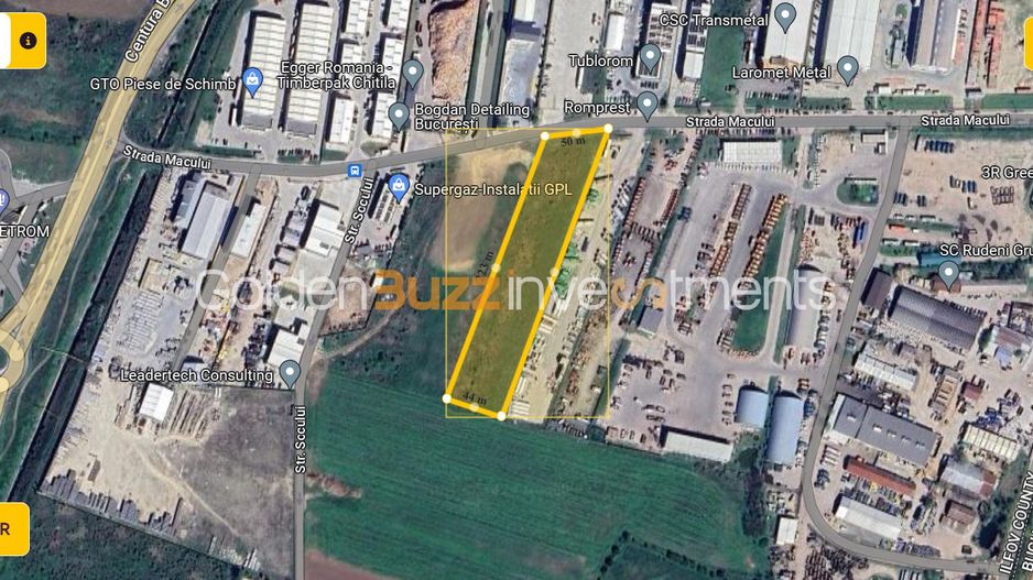 Industrial Land Presentation – Rudeni, Chitila | 10.000 sqm | - Schiță 4