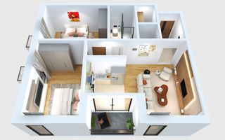 Apartament 3 camere, în zonă rezidențială exclusivistă, Cetate - Poză 2