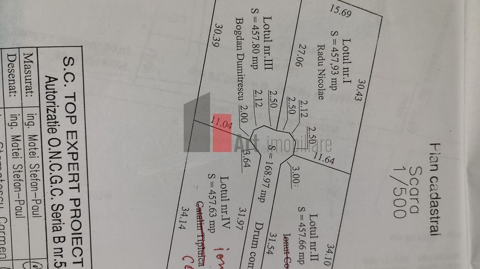 Teren intravilan Titan Gura Putnei - Schiță 1