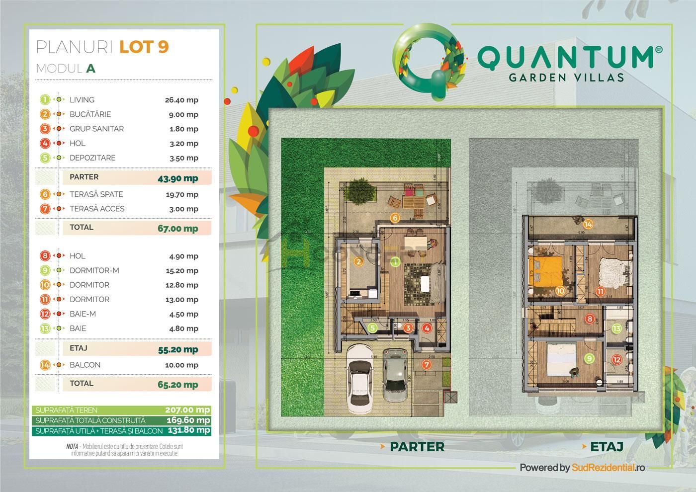 Vila P+1E eficienta energetica Quantum OxyGo Park Berceni - Poză 11