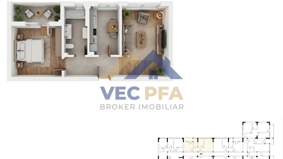 DISCOUNT 3-5% Apartamente 2 Camere Decomandate | Comision 0% - Poză 7