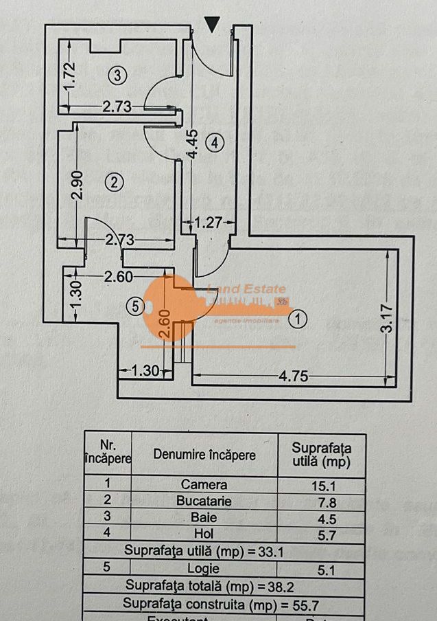 Garsonieră premium | Plaza România - Schiță 23