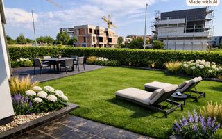 Apartament 3 camere cu grădină, prima închiriere – Green Lake Baneasa - Poză 4