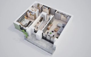 Apartament  de vanzare 2 camere ansamblu rezidential nou - Poză 2