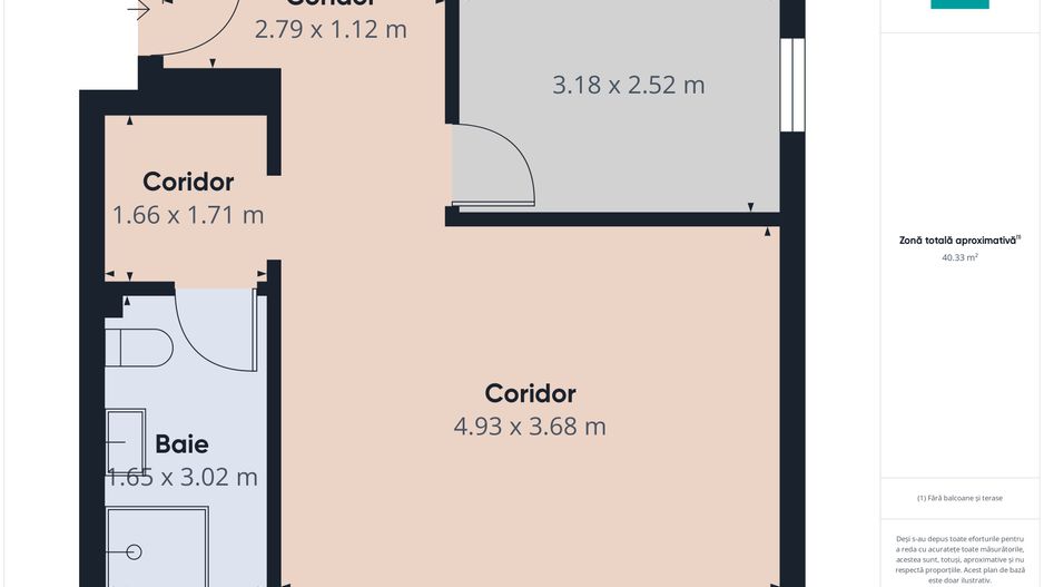 Apartament cu o cameră Giroc ( SAD ) - Poză 9