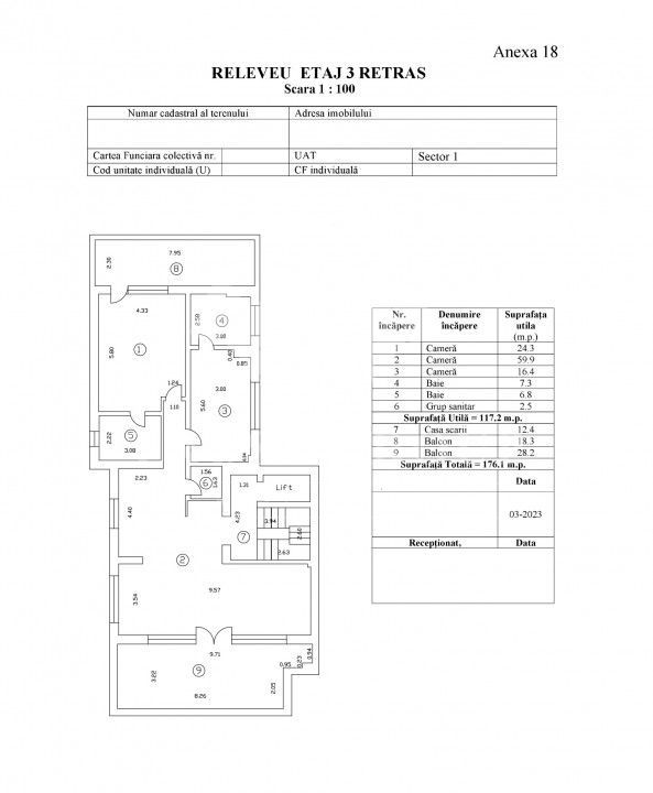 Penthouse 3 camere Domenii | Terasa | Loc de parcare - Poză 19