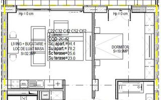 APARTAMENT DEOSEBIT CU 2 CAMERE LA PRIMA INCHIRIERE LANGA PARCUL VERDI - Schiță 10