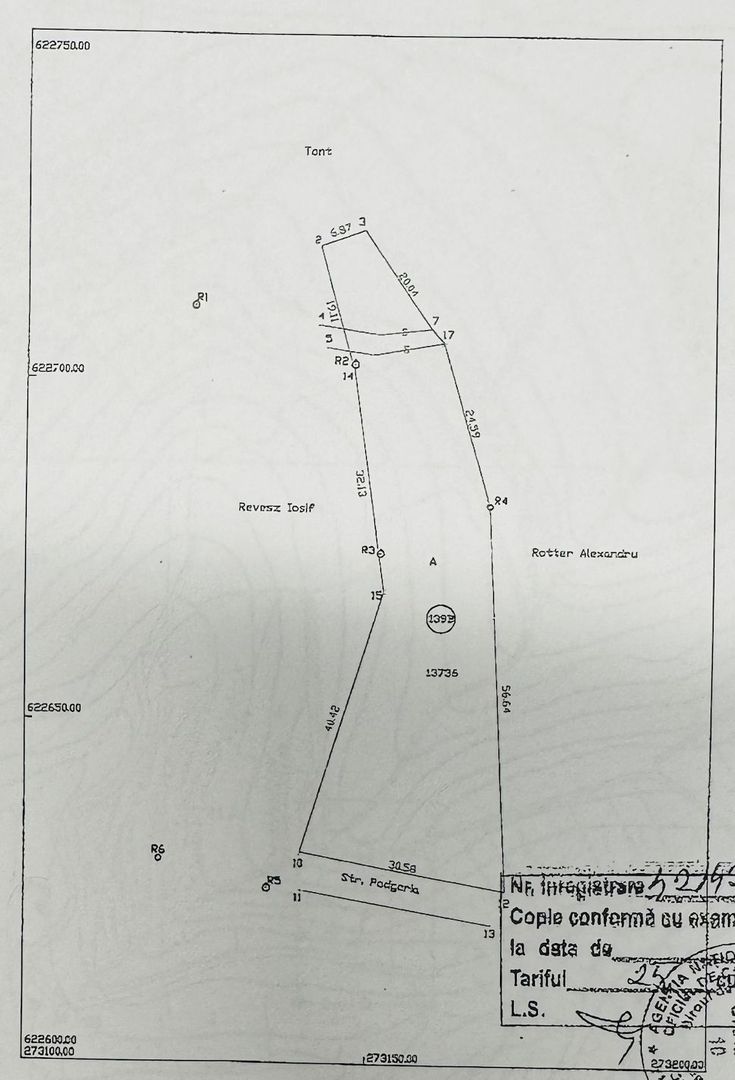Parcela teren intravilan 1700 mp strada Teleki Mihaly - Poză 3