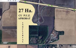 GHERGHITA - nodul A3, 27 Ha. teren compact ideal constructii industriale - Poză 1