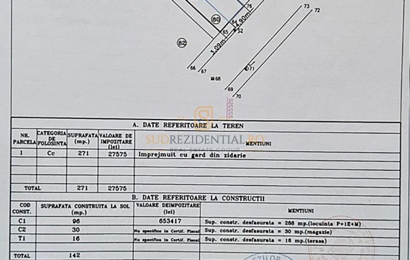 Vila individuala, P+1+M, 4 camere, Parcul Carol, Eroii Revolutiei - Schiță 42