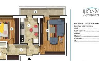 Apartament 2 camere mobilat premium, balcon mare, metrou Nicolae Grigorescu - Poză 14