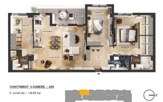 Apartamente 4 camere, Pipera, comision 0 % - Poză 17