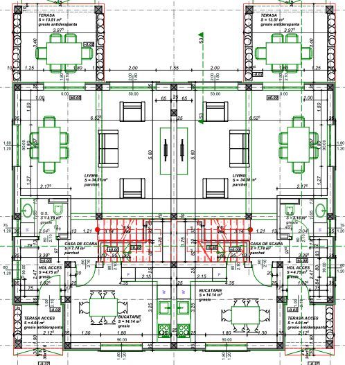 Duplex frumos cu arhitectura mediteraneana - Poză 10