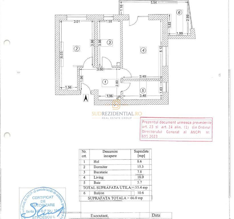 Apartament 2 camere si balcon, loc de parcare, Bd. Metalurgiei - Poză 11