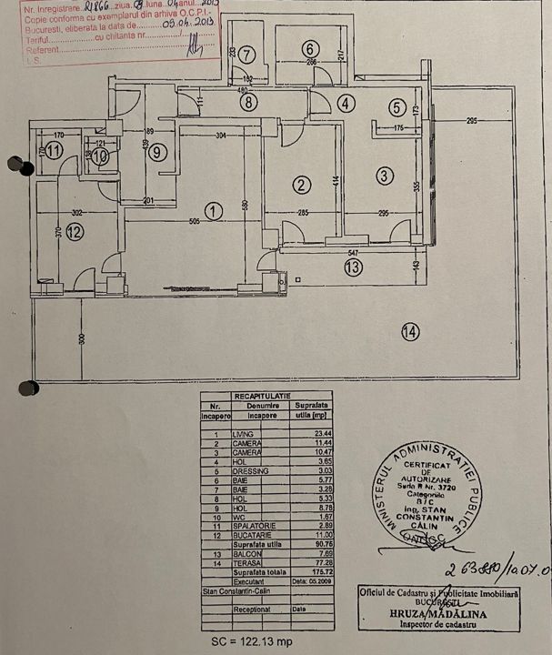 3 CAMERE || 2 LOCURI DE PARCARE + CURTE || BANEASA - Schiță 25