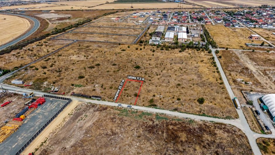 Teren intravilan 611 mp | Front stradal peste 17 m | Vladimirescu - Poză 1