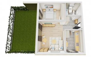 Comision 0! Gradina proprie.  Bucatarie inchisa. Loc de parcare. - Poză 8