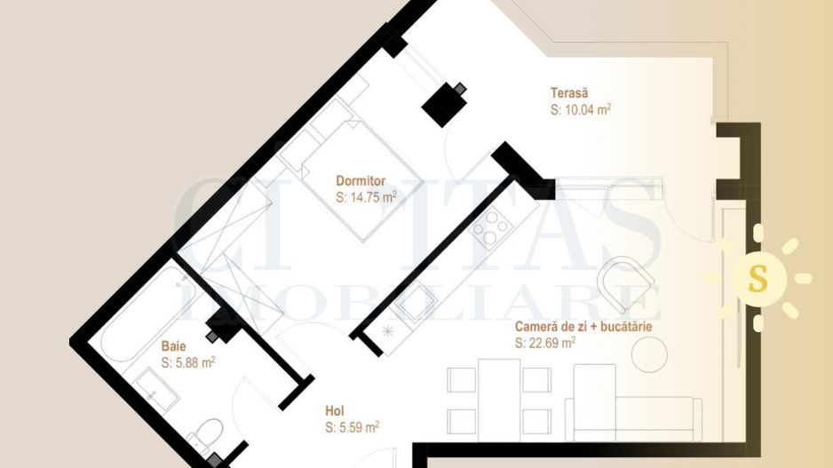 0% COMISION 2 camere, ansamblu NOU, zona VIVO, deosebit - Poză 1