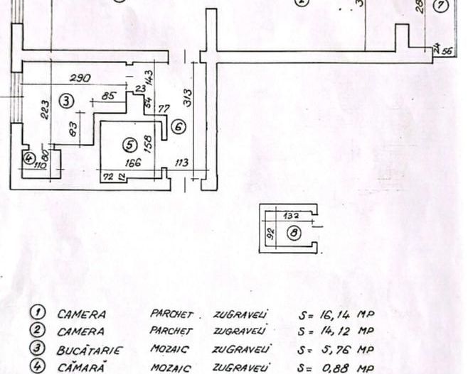 Apartament 2 camere Floreasca - Schiță 9