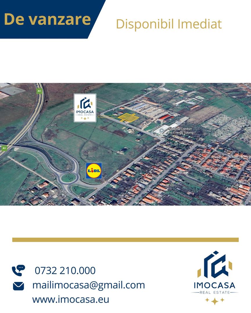 Oportunitate Teren intravilan P+4 de vânzare 3500 mp, utilități Arad - Poză 4