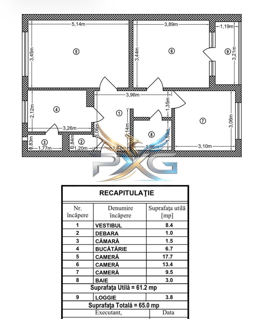 Apartament 3 camere Metrou Valea Ialomitei - Poză 13
