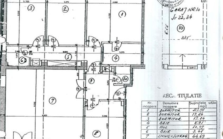4 camere | Floreasca | bloc boutique 2006 | parcare + boxa - Schiță 19