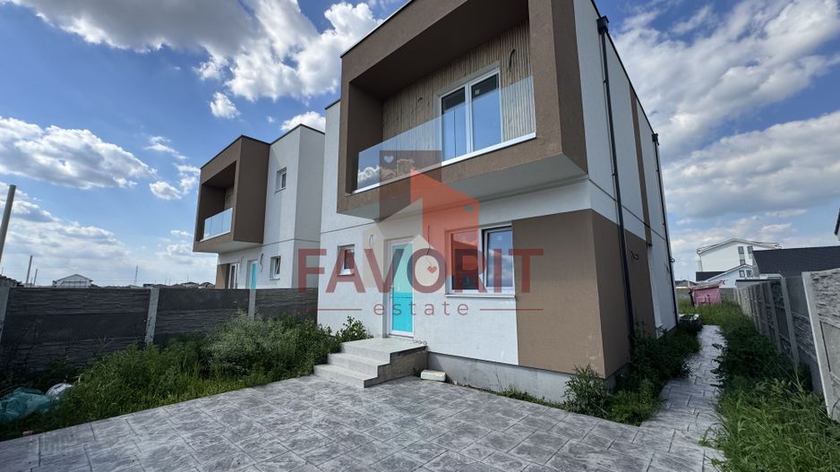 Duplex 5 camere ,despartit prin camera tehnica, finisat la cheie in Mosnita - Poză 1