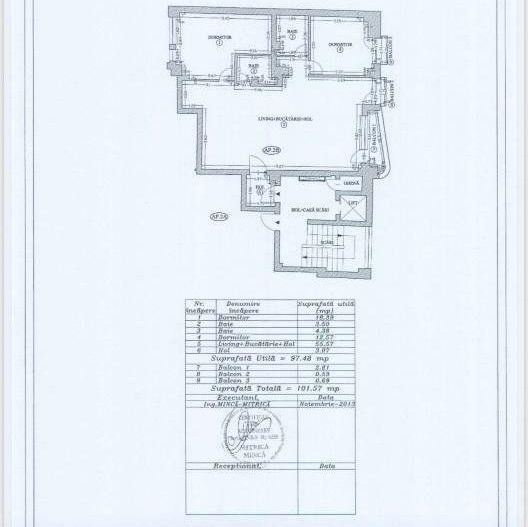 Apartament spatios 3 camere zona Dacia I Imobil nou boutique - Poză 16