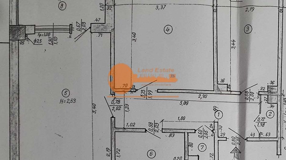 Apartament 2 camere – vedere liberă către Piața Victoriei - Schiță 7
