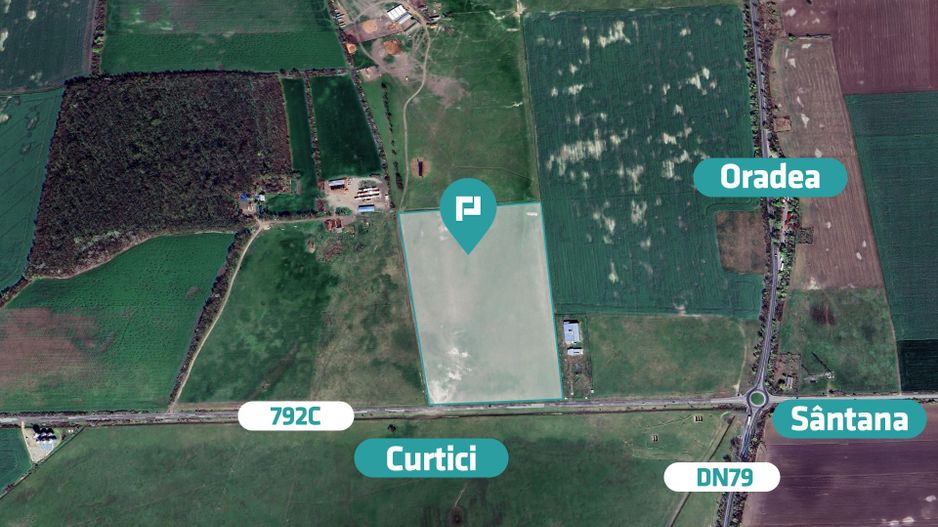 Teren intravilan 10,5 ha în com. Șimand, jud. Arad - Poză 4