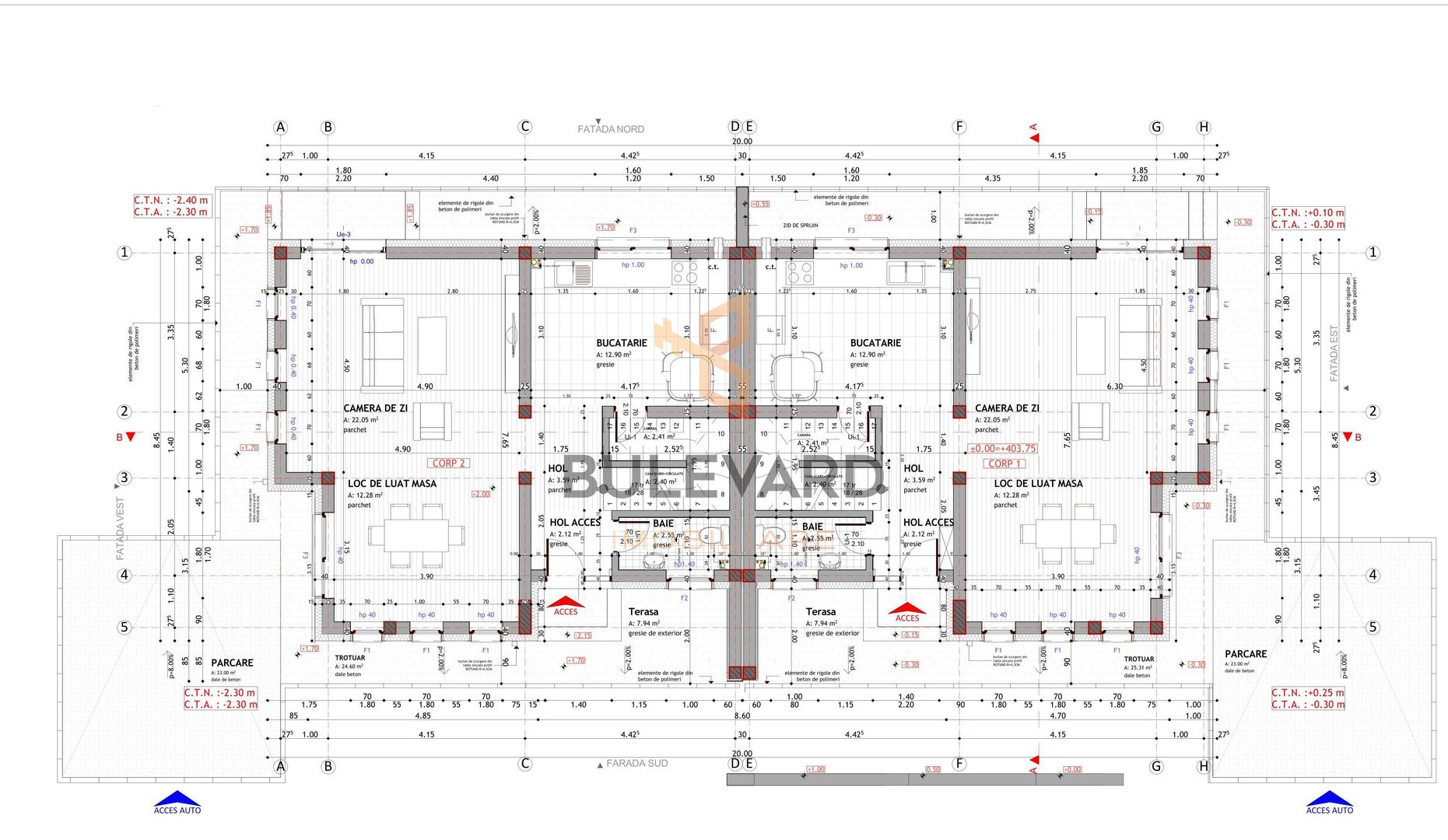 Casa tip duplex/CF/teren 290 mp/zona strazii Crizantemelor! - Poză 3