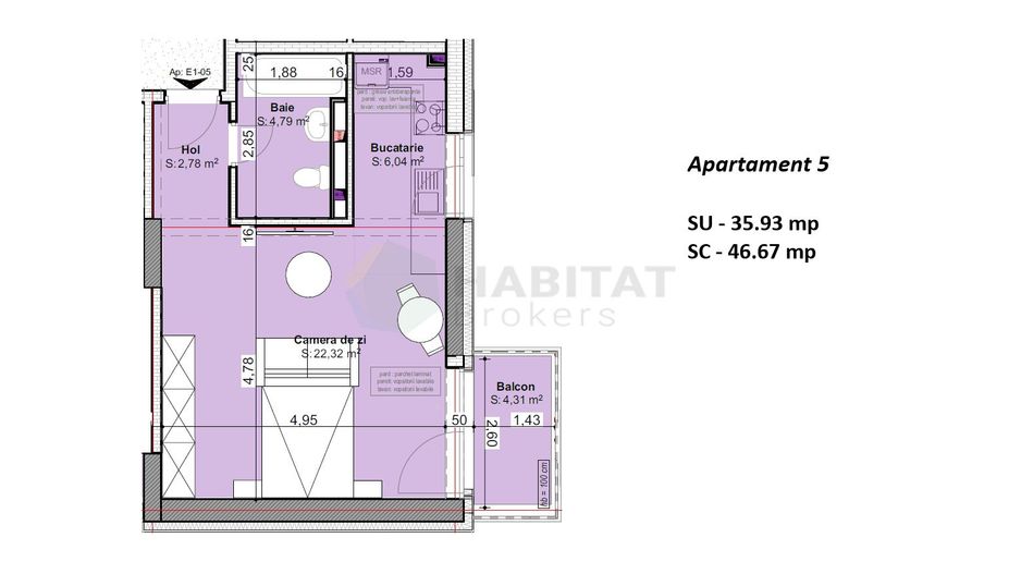 Garsonieră modernă într-un imobil nou – Direct Dezvoltator - Poză 2