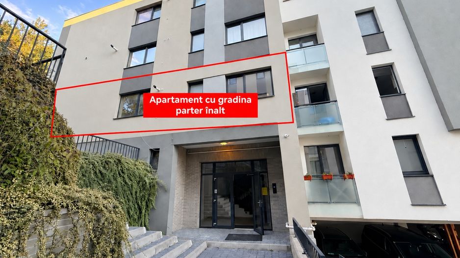 Apartament cu 2 camere de vânzare cu gradina proprie si parcare - Poză 1