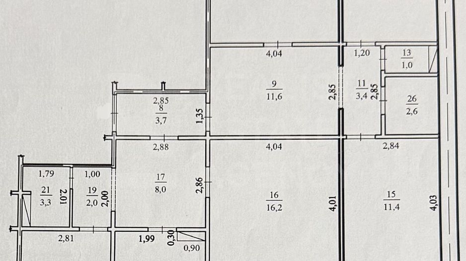 Vânzare ,apartament ,5 camere, str.Botanica Veche, sectorul Botanica - Poză 13