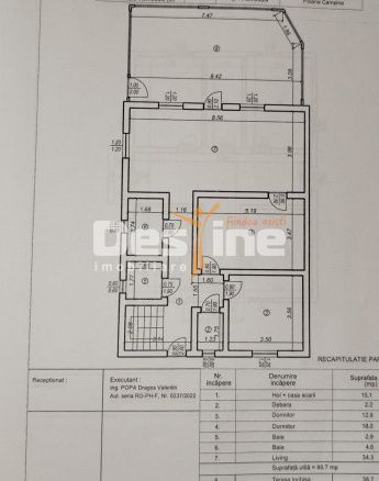 Casa Poiana Campina 6 camere, 228 mp. S.C. . 1521 mp teren.! - Poză 11