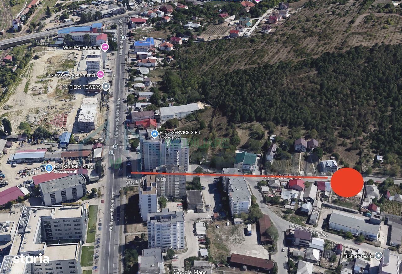 Apartament 2 camere, Bulevardul Poitiers - Frumoasa, bloc nou, parcare, curte privată - Poză 15