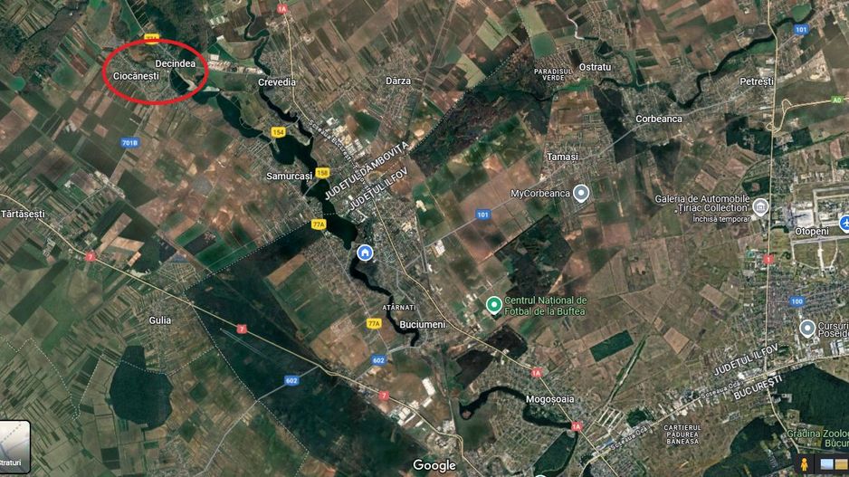 Teren de vânzare – Ciocănești, Dâmbovița – la asfalt, cu pădure în spate și util - Poză 3