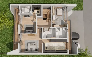 VILA INDIVIDUALA SMART | PISCINA PE ACOPERIS | PIPERA-VOLUNTARI - Poză 17