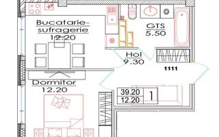 Vânzare, apartament, 1 cameră, str. Ialoveni, Telecentru - Poză 3