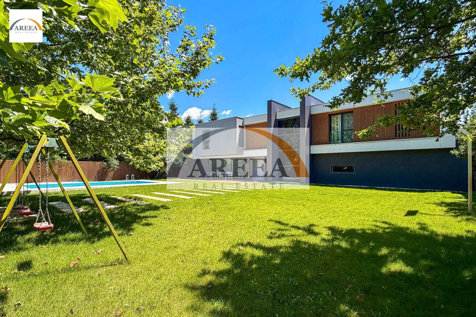 Vilă contemporană cu piscină | 1.000 mp teren | Erou Iancu Nicolae - Poză 6